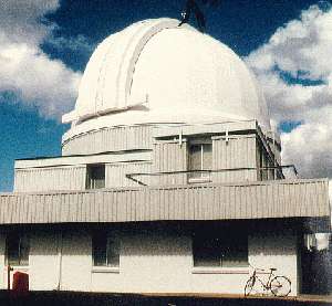 Das Gebäude des UK Schmidt Teleskops